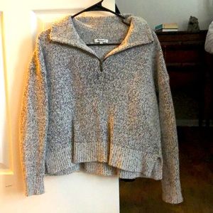 Madewell half zip sweater